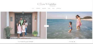 Website Designing of Cooes N Cuddles