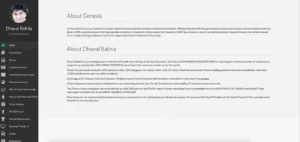 Website Designing of Genesis Educare