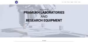 Website Designing of Pramukh Labs