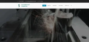 Website Designing of Sai Siddhershwari Industries